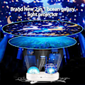 Miniatyrbillede 4 af 5: Ocean Projektor Lys, Galaxy Lampe LED Loft Natlys Stjerne Projektion Som Julegave, Fødselsdag