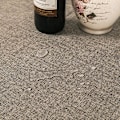 Miniatyrbild 4 av 6: Vattenavvisande Tvättbar Rektangulär Bordsduk i Faux Linne 55x55 Tum, Fruktgrå Grey