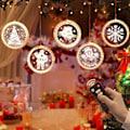 Miniatyrbillede 3 af 5: Julelamper LED-lyskæde, julefarvemaleri