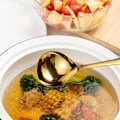 Miniatyrbillede 3 af 5: 8-tommer Guld Lille Øseske SUS304 Rustfrit Stål Øse Serveringssuppe Øse Sovs Øse, Sæt med 4