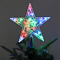 Miniatyrbild 1 av 5: USB Julgran Toppstjärna Flerfärgad Blinkande LED 21cm