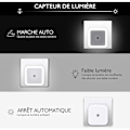Miniatyrbillede 2 af 4: Automatisk LED Natlampe Plug-in, 6 Pak, Børne Natlampe med Lyssensor, Plug-in Natlampe til Soveværelse - Hvid
