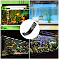 Miniatyrbillede 3 af 5: LED Akvarielampe med Hvid,e og Blåt Lys, 2.5A, Sort