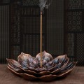 Miniatyrbillede 2 af 5: 2 stk. Messing Lotus Holder Lotus Stick Røgelse Holder Kegle Røgelse Brænder til Røgelse Hjem Soveværelse Yoga Rum