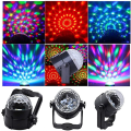 Miniatyrbilde 2 av 5: 3W Mini LED Lys RGB Krystall Magisk Ball LED 7 Farger Roterende