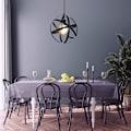 Miniatyrbillede 3 af 5: Sorte Industrielle Loftlamper, Runde Hængende Loftlamper, Retro Lysekroner Loftlampe E27 Pære