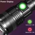 Miniatyrbillede 4 af 5: LED XHP70 Lommelygte Genopladelig 20000 Lumen Lommelygter 5 Tilstande Zoomable Vandtæt Lommelygte til Udendørs Camping Vandreture Fiskeri [Energiklasse A+++]