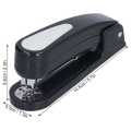 Pikkukuva 2 / 5: Paper Stapler Säädettävä 360 asteen kierto nitoja 8 sidonta-asentoa nitomakone toimistotarvikkeille nitojat ja niitit