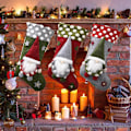 Miniatyrbild 2 av 5: Julstrumpa 3-pack, 18,5 tum 3D-tomtar Jul
