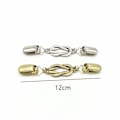 Miniatyrbillede 2 af 5: 2 stk. Retro Sweater Clips Cardigan Brosche (Sølv og Guld)