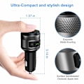Pikkukuva 2 / 5: Bluetooth FM -lähetinsovitin, QC3.0 USB -autonlaturiadapteri