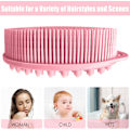 Miniatyrbild 3 av 5: 1-Pack Silikon Kroppsborste, Djuprengöring och Intensiv Massage, Rengör Huden Effektivt, Skonsam, Hygienisk, Långvarig Exfoliering (Rosa)
