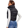 Miniatyrbilde 3 av 4: Ermeløse damejakker, tykke jakker, vinterjakker med glidelås, turtleneck-vester