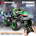 Pikkukuva 4 / 5: Monsteriauto Lelu, 2.4GHz RC Monsteriauto Pojille, 1:20 Dinosaur RC Auto Valoilla ja Musiikilla, RC Auto Tempuilla, 360° Pyöriminen...