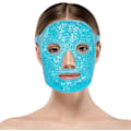 Miniatyrbilde 1 av 5: Kald maske, gelmaske, kald øyemaske, gjenbrukbar varm og kald kompress gelmaske for migrenelindring, øye- og ansiktspleie (blå)