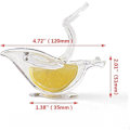 Miniatyrbillede 3 af 5: Manuel Citronpresser, Fugle Citronpresser Ergonomisk Design, Bærbar Akryl Manuel Citron Skiver Presser