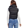 Miniatyrbilde 4 av 4: Ermeløse damejakker, tykke jakker, vinterjakker med glidelås, turtleneck-vester