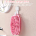 Miniatyrbild 5 av 5: 1-Pack Silikon Kroppsborste, Djuprengöring och Intensiv Massage, Rengör Huden Effektivt, Skonsam, Hygienisk, Långvarig Exfoliering (Rosa)