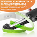 Pikkukuva 5 / 5: Parsankuorija, vihanneskuorija, erittäin terävä, sahalaitainen terä, kaksoisterä, ergonominen kahva