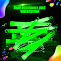 Miniatyrbillede 3 af 5: 25 stk. Glow Sticks, LED Bryllups Glow Sticks, Fiber Optic Glow Sticks, Grøn 15,2 cm Glitter til Koncert Fødselsdagsfest Bryllup