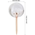 Miniatyrbillede 2 af 5: 100 stk. Rose Gold Transparent Trykknapper Verden Korktavle Trykknapper