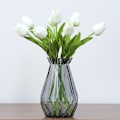 Miniatyrbillede 3 af 5: 10 stk. Pu Real Touch Kunstige Tulipaner Kunstige Blomster（Lilla）