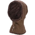 Miniatyrbillede 3 af 5: Termisk Fleece Strikket Balaclava Hue 2 i 1 Hætte Halstørklæde Hat W