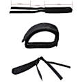 Miniatyrbillede 3 af 5: 2 stk. Cykelpedalstropper Pedal Tåclips Stropper Tape Til Fast Gear Cykel (Sort)