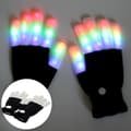 LED-lysande/färgglada handskar, LED Rave Lighting Flashing/Multi Col