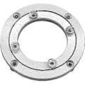 Miniatyrbillede 1 af 5: Lazy Susan, 10 tommer, solid og holdbar roterende drejeskive med skridsikre gummifødder, premium materiale til glat drejeplade, høj