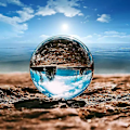 Miniatyrbild 1 av 3: Kristallkula Glaskula Diameter 100mm