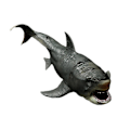 Miniatyrbillede 2 af 5: Haj Model Legetøj, Simuleret Megalodon Miniature Dyr Legetøj Havdyr Model
