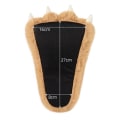 Miniatyrbilde 3 av 4: Svart plysj bjørneklø slippers bjørneklø slippers