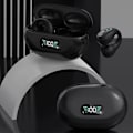 Miniatyrbillede 4 af 5: Q80 Bluetooth 5.3 Headset Clip On Ear Bone Conduction Digital Display
