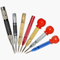 Miniatyrbillede 5 af 5: En 4-tommer gul center punch automatisk center punch