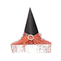 Pikkukuva 4 / 5: Noidanhattu Velhonhattu Velhottaren Hattu Naamiaisasuste Pipo Asusteet Terävä Hattu Halloweeniin, Karnevaaliin, Juhliin, Cosplayhin (Oranssi) Orange