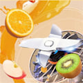 Miniatyrbild 4 av 4: Vit Smoothie Blender, 350ML Bärbar Mini Blender Blender, Fres