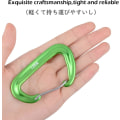 Miniatyrbilde 5 av 5: 12kN Heavy Duty Nøkkelring Karabiner 2 Stykker Liten Karabinkrok