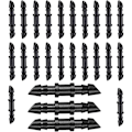 Miniatyrbillede 1 af 5: 100 stk. plænesprinkler fittings drypforbindelse til 1/4\" dryprør,