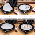 Miniatyrbillede 5 af 5: 100 stk. Non-Stick papir, 9\" runde Non-stick papir bageplader T