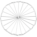 Miniatyrbilde 4 av 5: 100 stk T-formede hårnåler Pin Pin for parykker Hårverktøy, 51 mm
