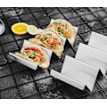 Miniatyrbilde 5 av 5: Stativ 4-pakke – Stativ i rustfritt stål i taco-stativ-stil fra Oven Safe