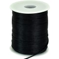 Miniatyrbilde 1 av 5: 80m/spole 2mm sort sateng sort nylon snor for armbåndlaging, J
