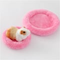 Miniatyrbilde 5 av 5: 1 stk Myk, Koselig Rund Fleece Varm Hamster Seng Sovematte for Rotte, H