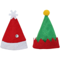 Miniatyrbillede 2 af 5: 10 stk. Jule slikhat Mini Beanie Huer Jule Cupcake Topp
