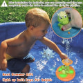 Miniatyrbild 5 av 5: Luminous Baby Bath Toy - Krokodil Pool Vattenspel - LED Badleksak - 5 Spray Styles Badleksak med Uppdragbar Anka Flickor och Pojkar för Flickor och Pojkar