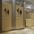 Pikkukuva 2 / 5: WC-seinätarra Vedenpitävä Irrotettava WC-istuin Kylpyhuoneen Ovi