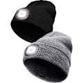 Miniatyrbilde 1 av 5: 2 stk. Unisex LED-lue med 3 hvite lysmoduser, lysende
