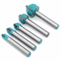 Miniatyrbillede 4 af 5: 5 stk. 6mm skaft router core box bits CNC rund rillefræsning