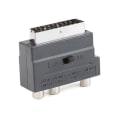 Miniatyrbillede 4 af 4: 1 stk. Audio- og videokonverter Scart-hoved AV til video, europæisk 21P